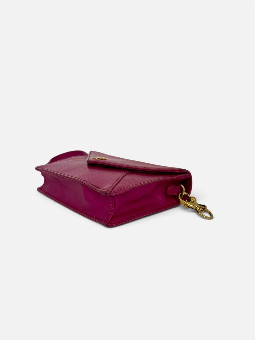 Tory Burch Envelope Crossbody Bag in Magenta with Gold Hardware - Picture 8 of 11